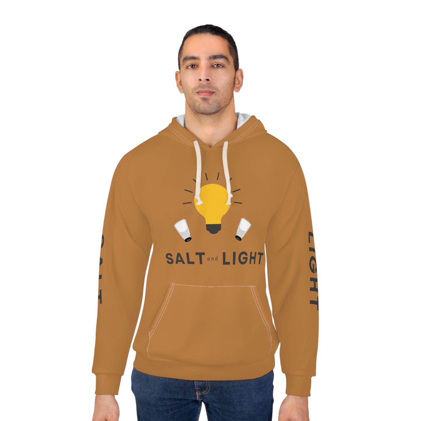 Salt and Light Unisex Pullover Hoodie - Copper