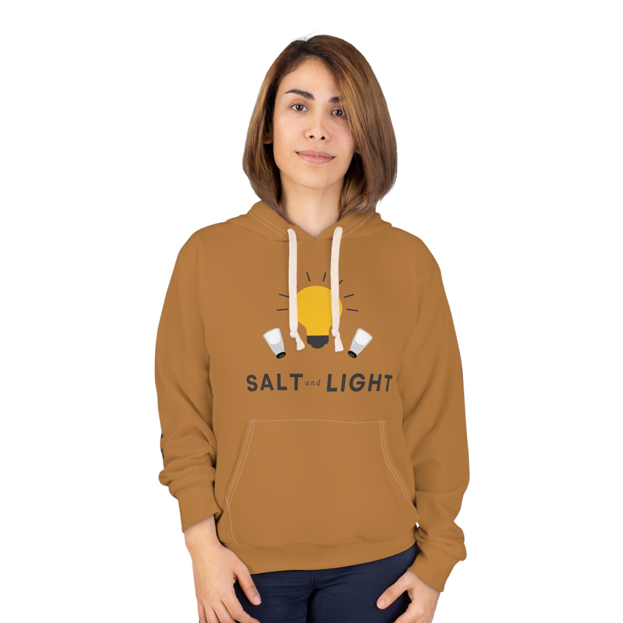 Salt and Light Unisex Pullover Hoodie - Copper