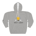 Salt and Light Unisex Pullover Hoodie - Light Gray
