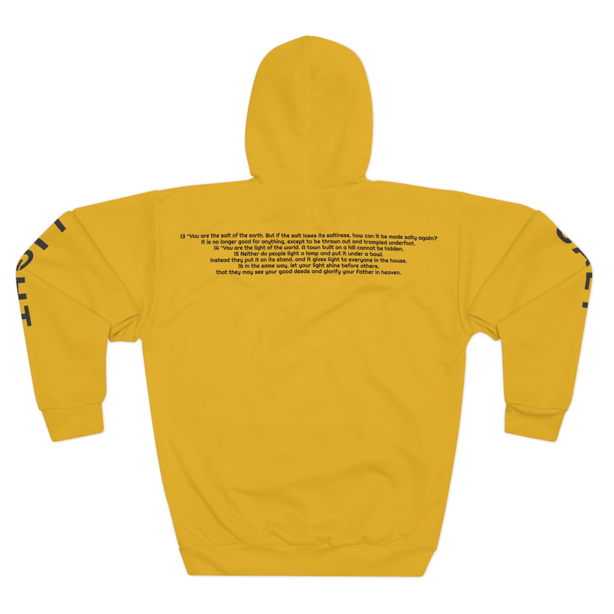Salt and Light Unisex Pullover Hoodie - Mustard