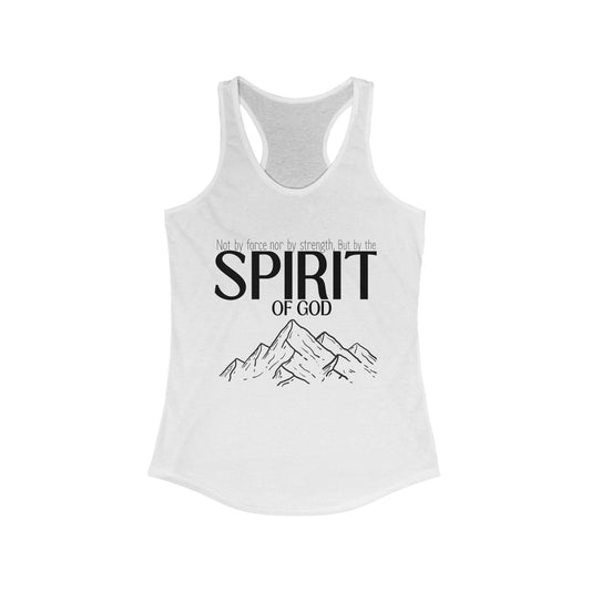 But By the Spirit of God Women's Racerback Tank