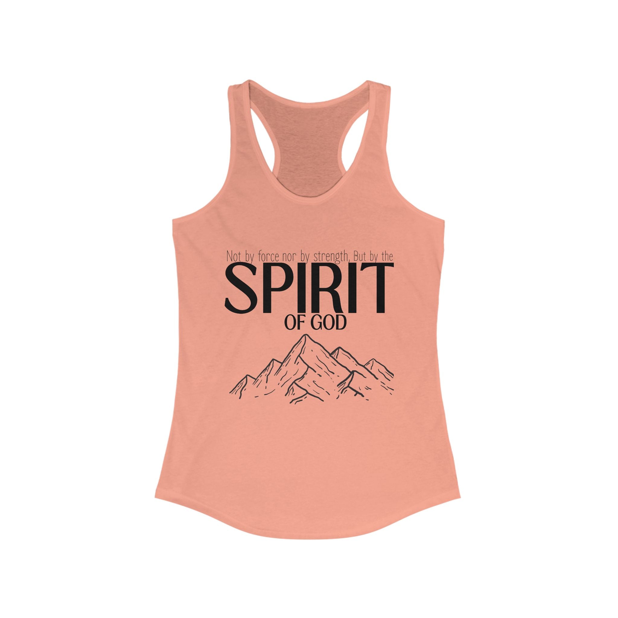 But By the Spirit of God Women's Racerback Tank