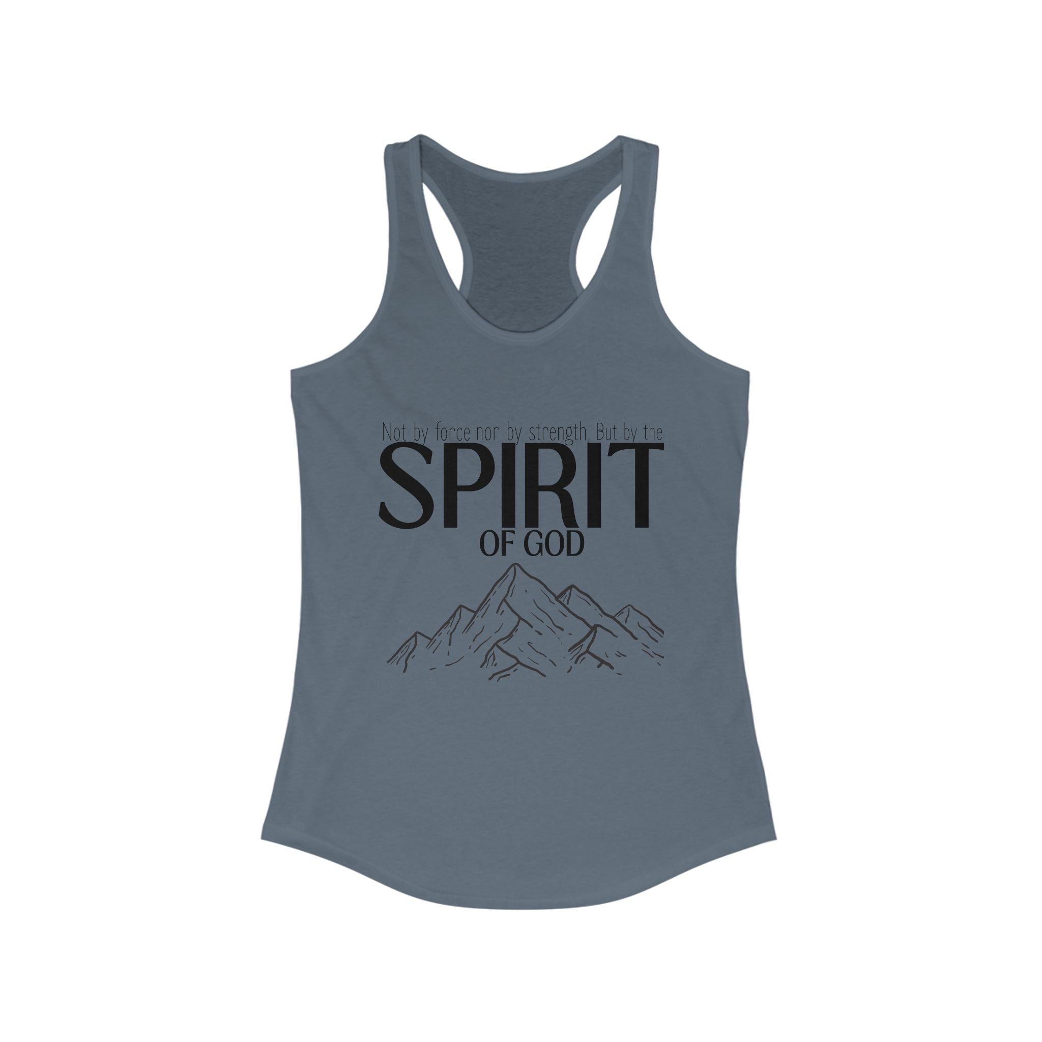 But By the Spirit of God Women's Racerback Tank