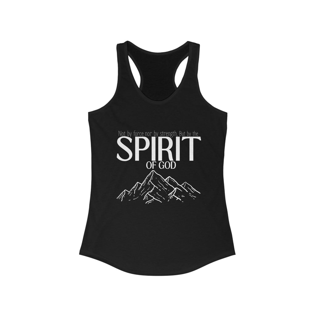 But By the Spirit of God Women's Racerback Tank