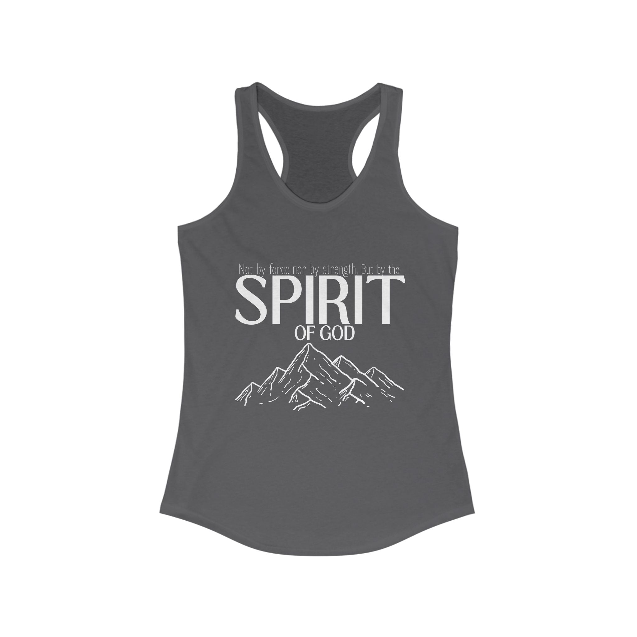 But By the Spirit of God Women's Racerback Tank