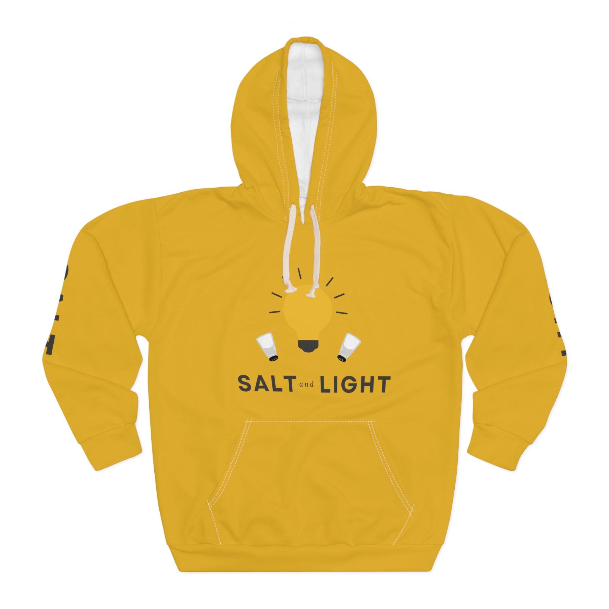 Salt and Light Unisex Pullover Hoodie - Mustard