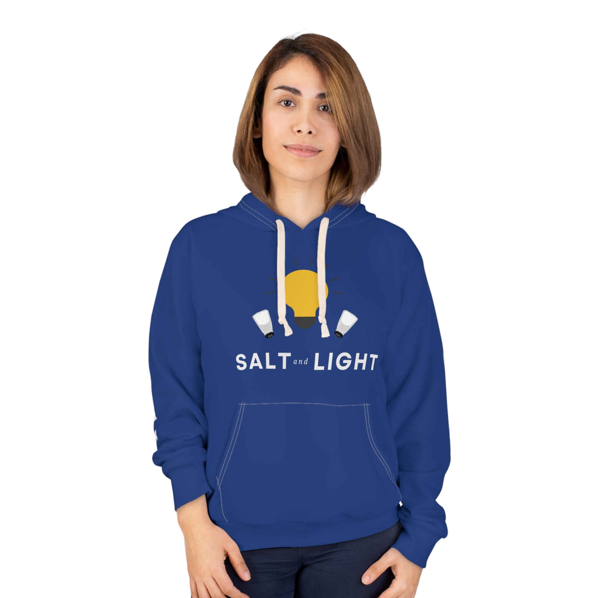 Salt and Light Unisex Pullover Hoodie - Blue
