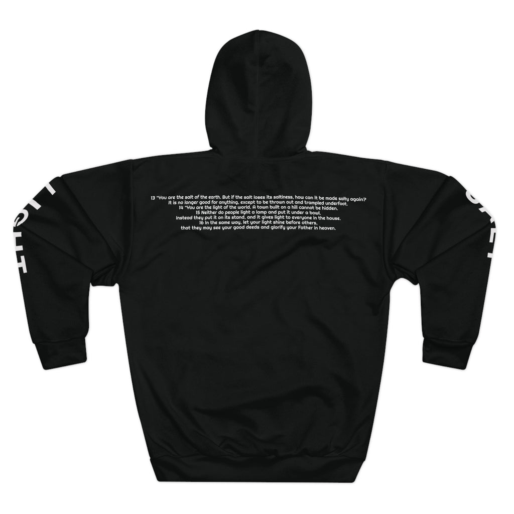 Salt and Light Unisex Pullover Hoodie - Black